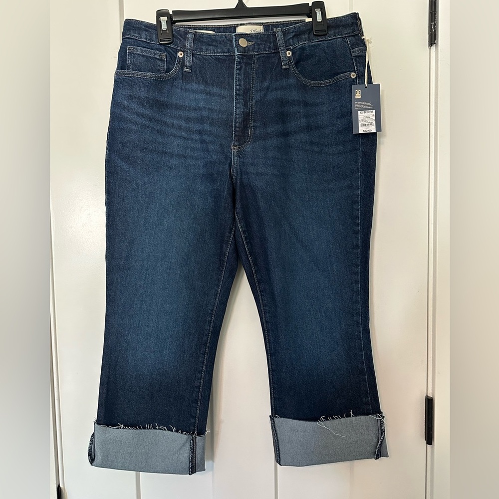 Universal Thread Dark Blue Ankle Bootcut Jeans
